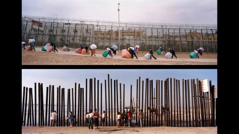 Top: Melilla, Barrio Chino, Spain, 2009. Bottom: Tijuana, Paseo Costero, Mexico, 2008.