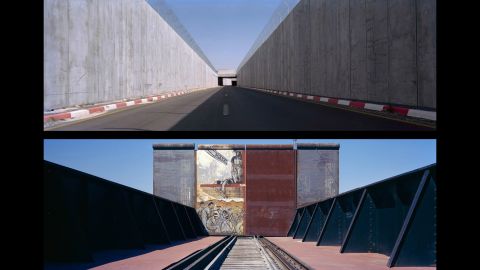 Top: Bir Nabala, Sunken Road; Occupied Palestinian Territories, 2009. Bottom: Ciudad Jurez, Avenue Francisco Villa; Mexico, 2008. 