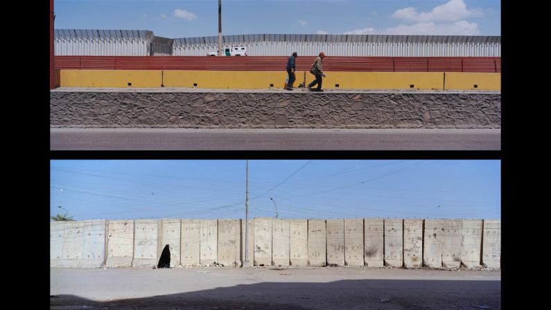 Top: Tijuana, Via International; Mexico, 2007. Bottom: Baghdad, Al-Athamia; Iraq, 2012.