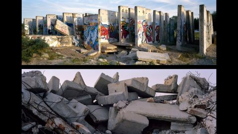 Top: Berlin, Teltow Canal; Germany, 2010. Bottom: Gaza Strip, Gaza Harbour; Occupied Palestinian Territories, 2010.