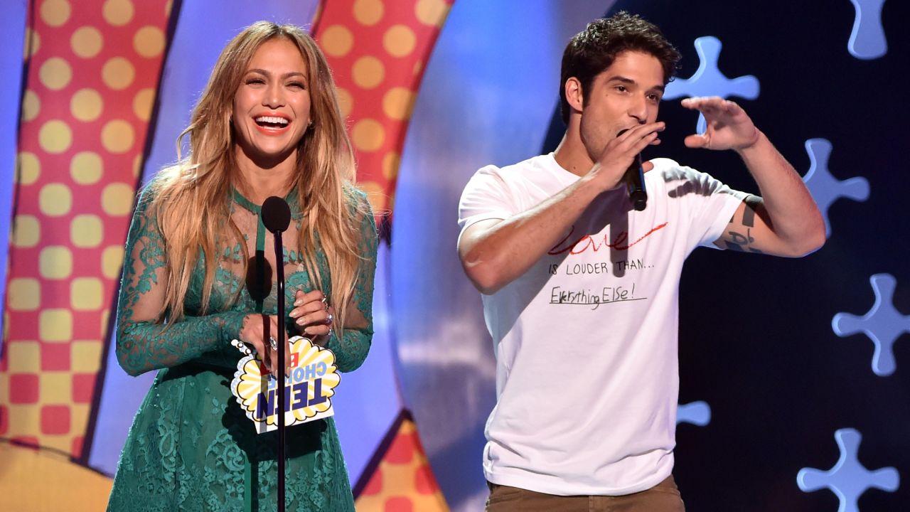 Tyler Posey appeared on Fox's Teen Choice Awards in August 2014 in Los Angeles with Jennifer Lopez. It was a throwback to years earlier when ...