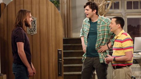 Angus T. Jones, left, grew up before viewers' eyes on the hit CBS series "Two and a Half Men."