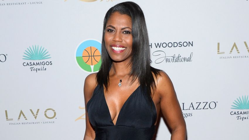 LAS VEGAS, NV - JULY 12:  Television personality Omarosa Manigault arrives at the second annual Coach Woodson Las Vegas Invitational pairings party at the Lavo Restaurant & Nightclub at The Palazzo Las Vegas on July 12, 2015 in Las Vegas, Nevada.  (Photo by Bryan Steffy/Getty Images for PGD Global)