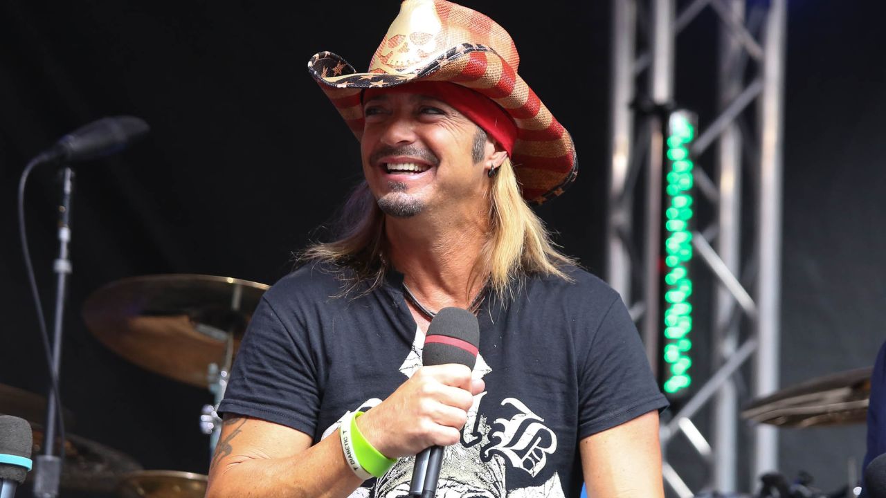 Bret Michaels, here in 2015, was hospitalized this week before a concert in Nashville.
