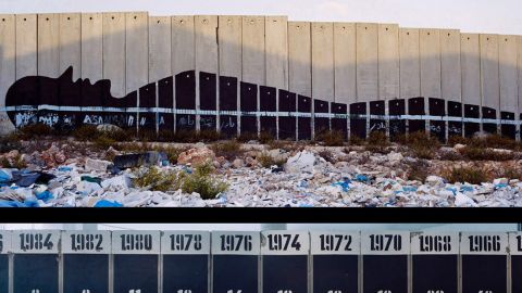Top: Bethlehem, Aida Refugee Camp; Occupied Palestinian Territories, 2009. Bottom: Berlin, Marie-Elisabeth-Luders-Haus; Germany, 2011.  