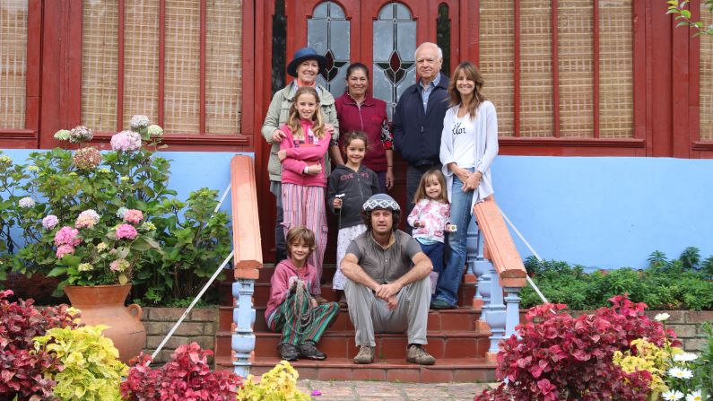 The family has been grateful to people who have taken them in. They stayed at a farm near Bogota owned by Carlos and Claudia Mazabel. 