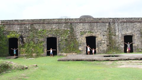 The Walkers have visited several historic spots in Latin America on their journey. In Panama, they visited Fort San Lorenzo, which UNESCO has declared a World Heritage Site.