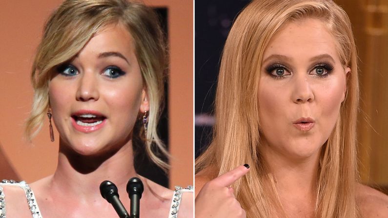 Jennifer Lawrence <a href="http://artsbeat.blogs.nytimes.com/2015/08/26/jennifer-lawrence-amy-schumer-writing-screenplay-together/?utm_source=Microsoft&utm_campaign=Syndication&utm_medium=Jennifer+Lawrence+and+Amy+Schumer+Writing+Screenplay%2C+Will+Star+as+Sisters&_r=0" target="_blank" target="_blank">spilled the beans to the New York Times</a> in 2015 that she and new friend Amy Schumer are writing a script together. <a href="http://www.vanityfair.com/hollywood/2015/08/jennifer-lawrence-amy-schumer-vacation-photos" target="_blank" target="_blank">Schumer's pictures of their friendship</a> have delighted the Internet. 