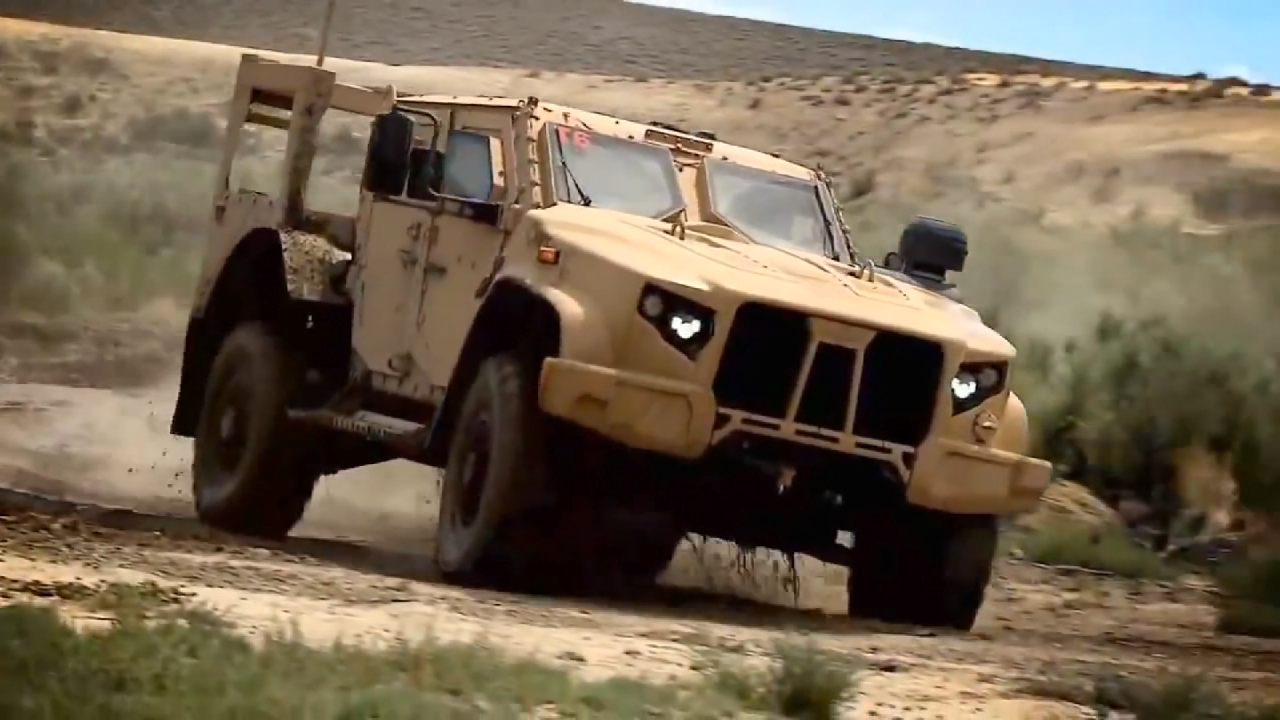 The U.S. Army awarded Oshkosh Defense a massive contract to replace the Humvee with its Join Light Tactical Vehicle in August 2015.<br /><br />The company will be paid $6.75 billion to produce the Humvee replacement.<br /><br />Oshkosh will initially deliver 17,000 JLTVs for the Army and 5,500 for the Marines. The bomb-resistant vehicle can carry four troops and is light enough to be flown to hot spots.
