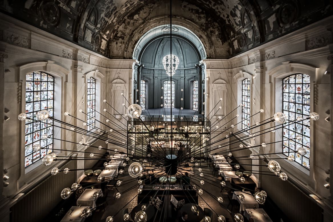 The Jane took top prize for best restaurant design at this year's <a href="http://restaurantandbardesignawards.com/" target="_blank" target="_blank">Restaurant and Bar Design Awards.  </a><br />This ex-military hospital chapel was transformed into an alluring space by local design practice Piet Boon. It features a statement, spiked chandelier design and all-new stained glass windows by Studio Job<br />