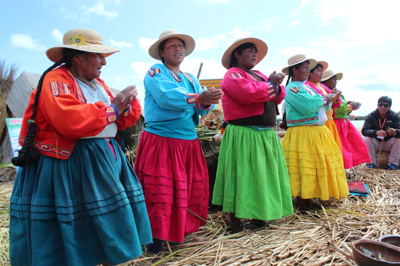 On the floating islands of Peru's Lake Titicaca, descendants of an ancient people are gradually adapting to the modern times, says <a href="http://ireport.cnn.com/docs/DOC-1256182">iReporter Sobhana Venkatesan</a>, who visited in April. "Their traditions and skills, the ingenious way they have used reeds as a building material for their islands, houses and boats help us understand an ancient culture."  