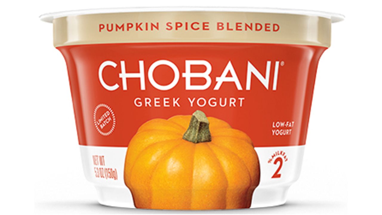 Chobani Pumpkin Spice Greek yogurt