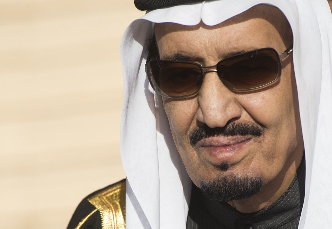 Saudi King Salman ascended to the throne in January 2015.