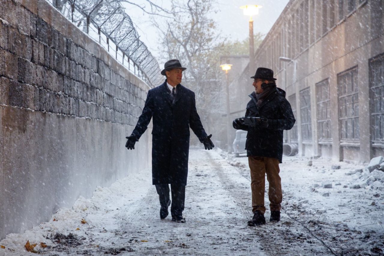 Steven Spielberg's <strong>"Bridge of Spies"</strong> is a Cold War espionage thriller about the U-2 spy plane incident and the attempt to free captured pilot Francis Gary Powers. Tom Hanks, left, plays attorney James B. Donovan.