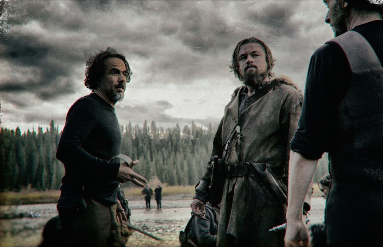 <strong>"The Revenant"</strong> is the new film from last year's Oscar-winning director, Alejandro González Iñárritu, left. Leonardo DiCaprio, right, stars as a trapper in the 1820s who seeks revenge on the men who left him to die. The film is scheduled to open December 25.