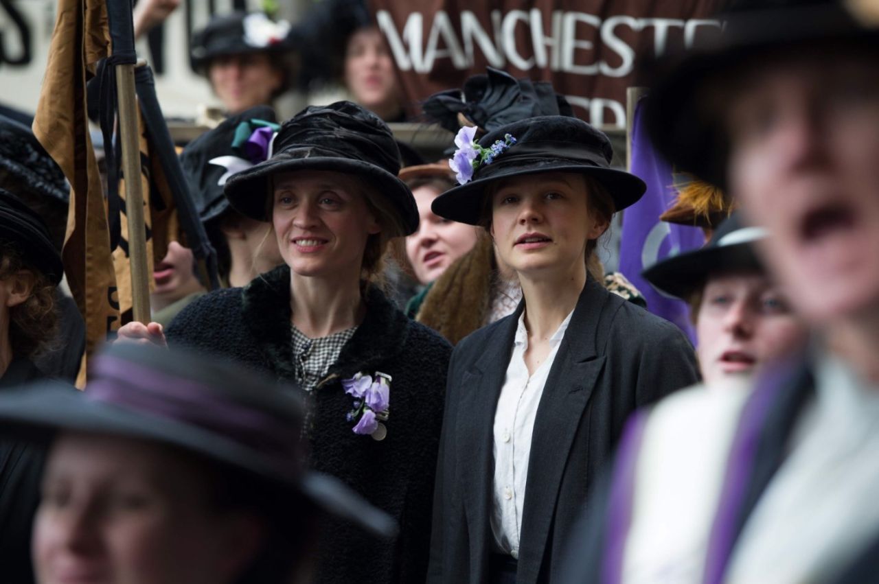 Carey Mulligan, center right, Meryl Streep and Helena Bonham Carter are the stars of <strong>"Suffragette,"</strong> about the right to gain the vote for women in turn-of-the-20th-century Britain. Abi Morgan, who wrote the scripts for "The Iron Lady," "Shame" and the TV series "The Hour," wrote the screenplay; Sarah Gavron directs. 