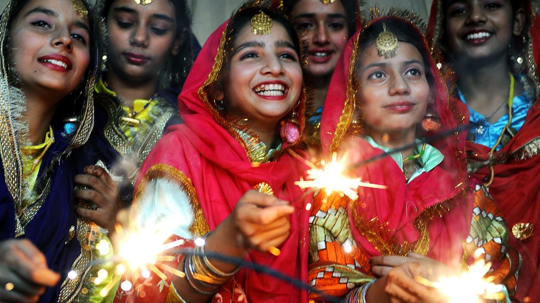 <strong>India:</strong> Diwali, the Hindu Festival of Lights, is India's biggest and most spectacular festival, with millions attending firework displays, prayer and celebratory events.