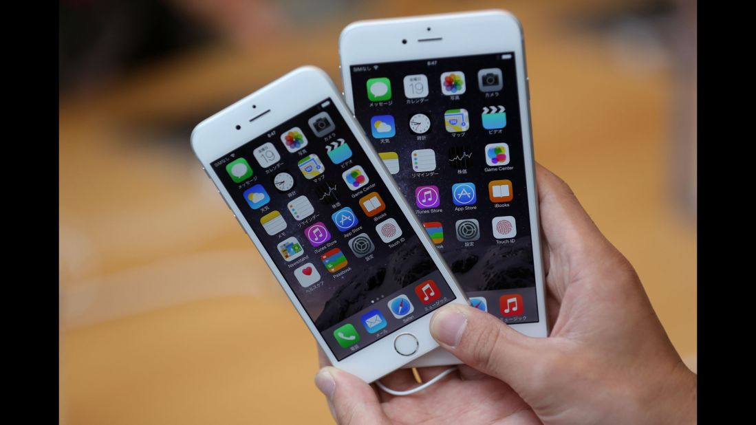 Last year, Apple enlarged the<strong> iPhone 6</strong> and introduced an even larger model, the iPhone 6 Plus. Both were seen as attempts to compete with popular rival devices from Samsung and other makers. The iPhone 6, left, featured a 4.7-inch display (measured diagonally) but was dwarfed by the iPhone 6 Plus and its 5.5-inch screen. Both devices ran  iOS 8.