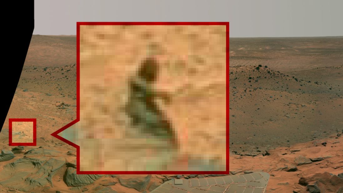 The Mermaid: Before there was Curiosity, there was the Spirit rover, which captured this image of a "mermaid" in 2008.