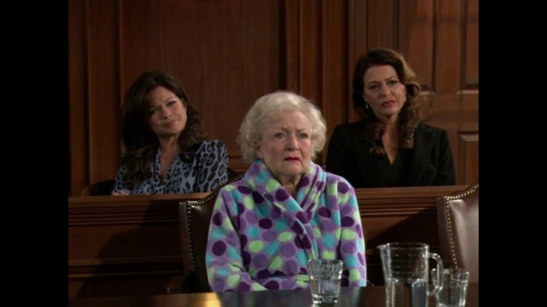 White was part of the cast of "Hot in Cleveland," a sitcom about showbiz veterans settling in the Ohio city. Her co-stars included Valerie Bertinelli, left, and Jane Leeves.