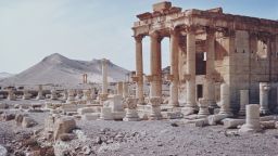 The temple of Baal-Shamin in Palmyra, Syria, circa 1960. (Photo by Archive Photos/Getty Images)