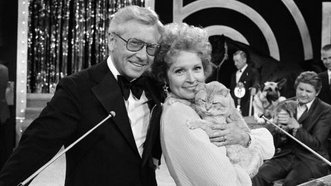 White was married to Allen Ludden for 18 years. Ludden, who died in 1981, won her heart by giving her some earrings -- and a stuffed bunny. The two were active in animal charities.