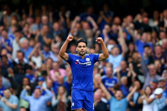 Radamel Falcao responded with his first Chelsea goal to level matters.