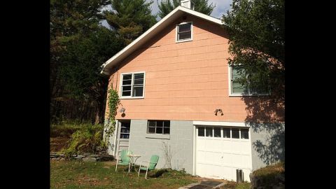 The famous "big pink" house is now available as a vacation rental property. 