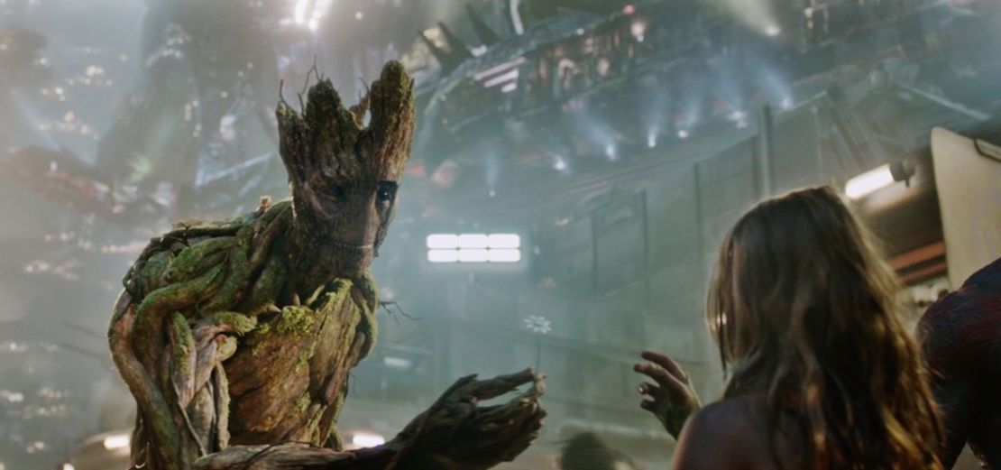 When his son saw Groot on screen, "something clicked inside him and he connected with him on a level I haven't seen," Josh Dunlap says.
