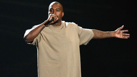 LOS ANGELES, CA - AUGUST 30: Vanguard Award winner Kanye West speaks onstage during the 2015 MTV Video Music Awards at Microsoft Theater on August 30, 2015 in Los Angeles, California. (Photo by Kevork Djansezian/Getty Images)
