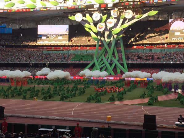 Opening ceremonies are as colorful as they are surreal.