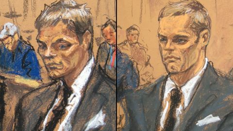 Jane Rosenberg's first courtroom portrait of Tom Brady, left, drew jeers; the second looks more like the QB.