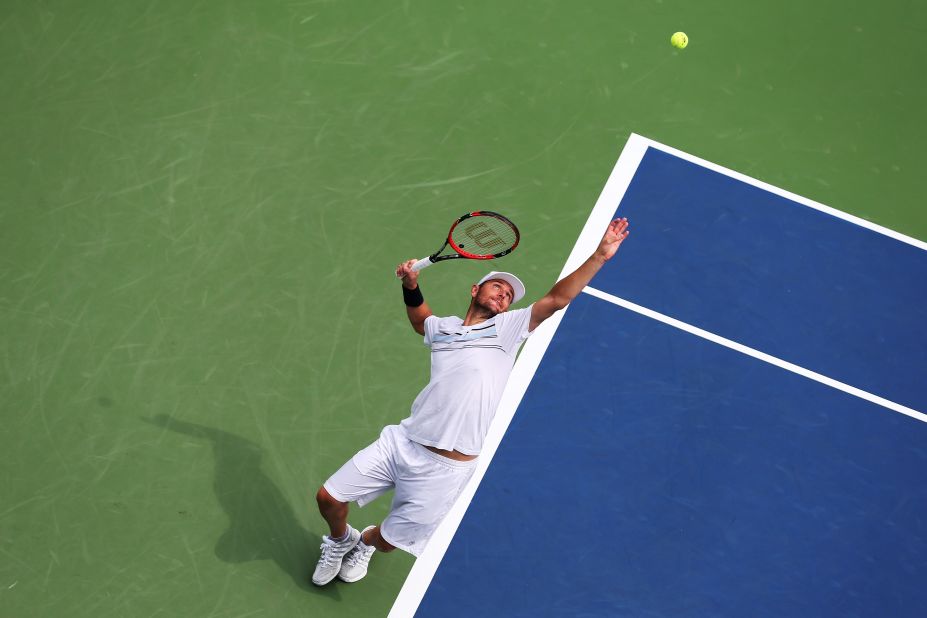 Mardy Fish, a former top-10 player, was another winner. Fish, afflicted by a heart ailment and anxiety in recent years, is playing in his final tournament. 