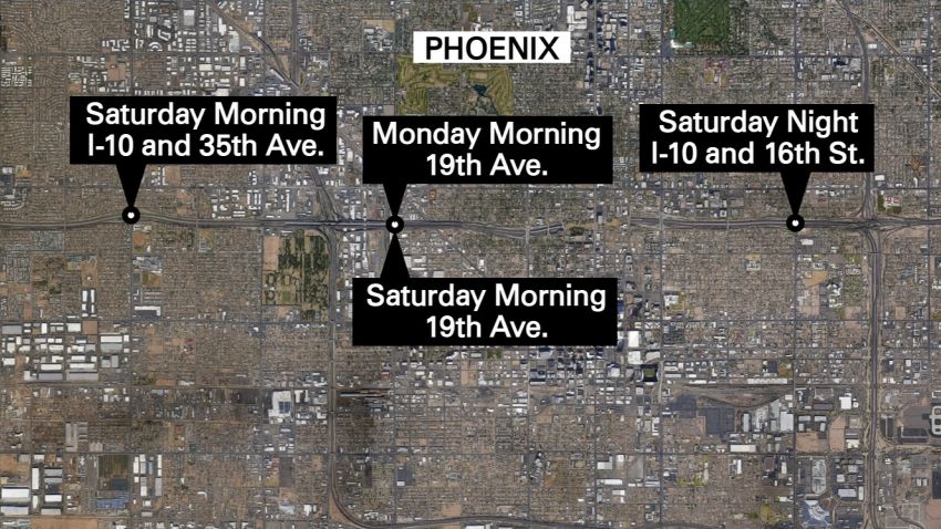 Phoenix  Arizona vehicle shootings I-10