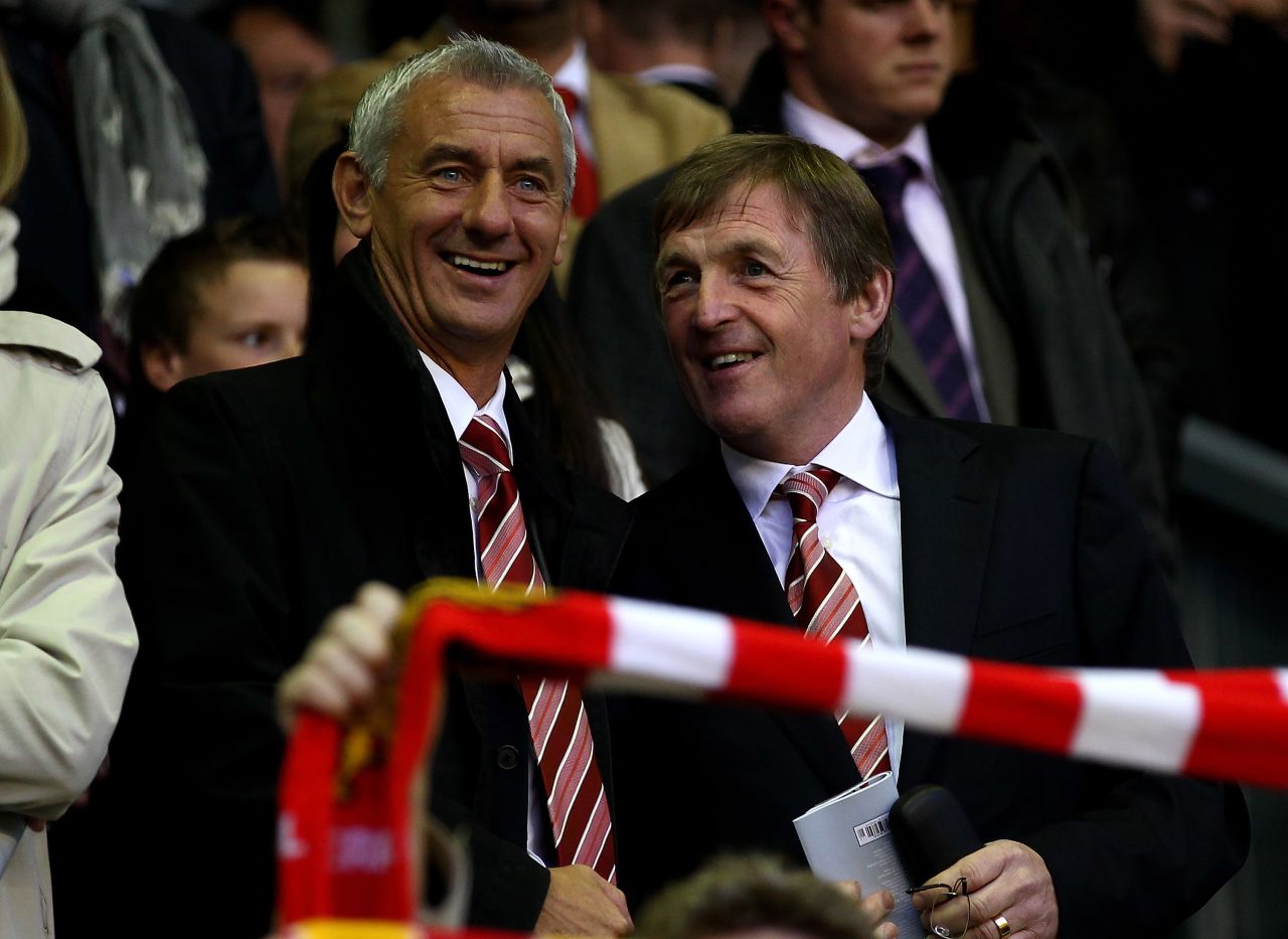 He is one of the most celebrated players in Liverpool history, alongside former teammate Kenny Dalglish (right).