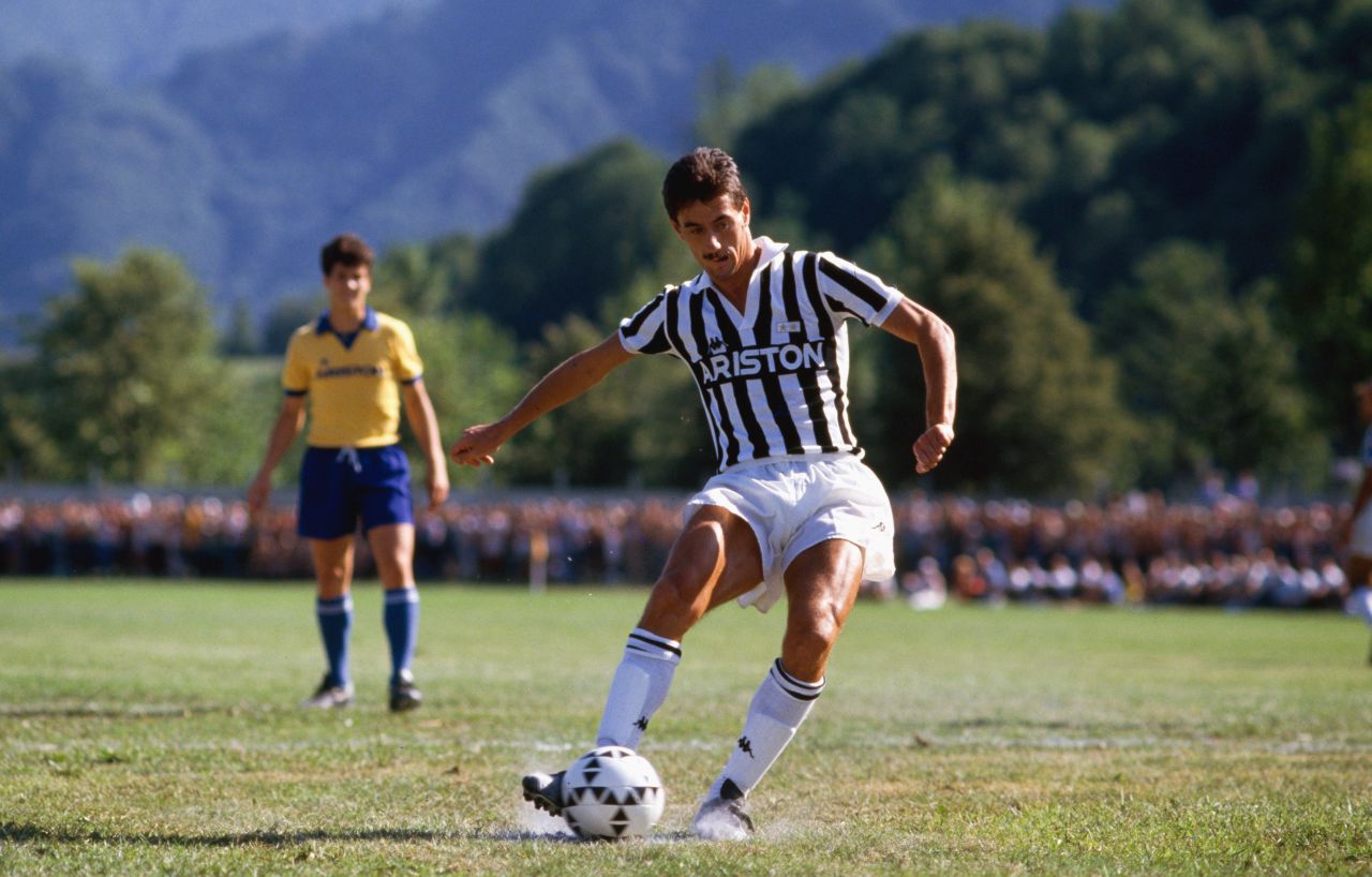 Rush played for Juventus (seen in their kit taking a penalty in a preseason friendly) and played in Turin during the 1987-88 season before returning to Liverpool. Rush spoke of missing his favorite digestive biscuits, along with other British comforts, while in Italy. 