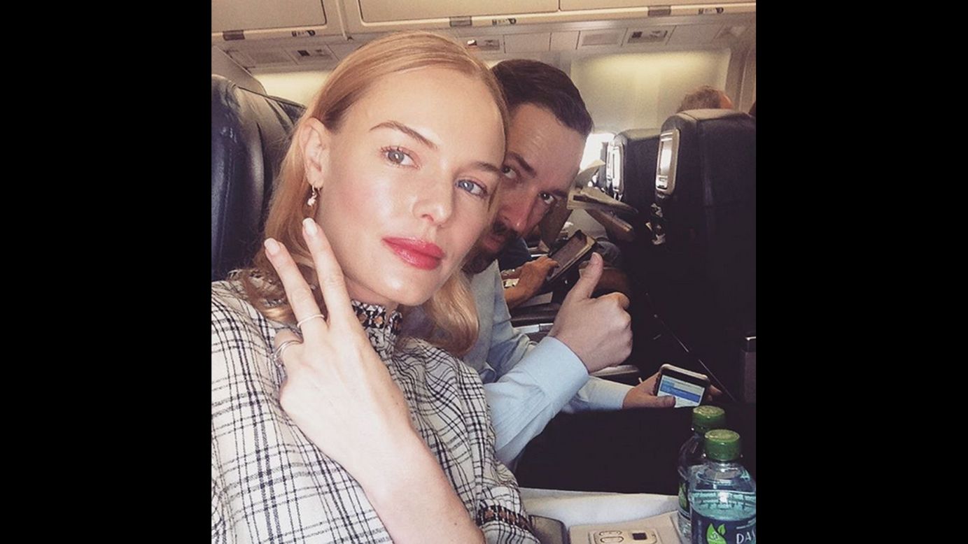 "ATLANTA BOUND! #90MinutesInHeaven premiere here we come!!!" <a href="https://instagram.com/p/7D-5zILcbG/" target="_blank" target="_blank">actress Kate Bosworth said on Instagram</a> on Monday, August 31.