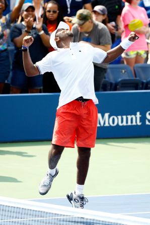 Donald Young stunned No. 11 seed Gilles Simon, rallying from two sets and a break down.