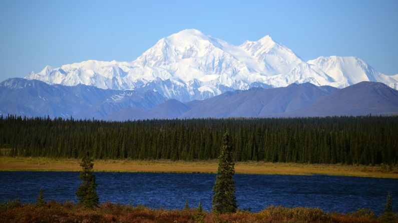 Formerly called Mount McKinley, Denali is now known by the Native Alaskan (Athabascan) name it's held for thousands of years. <a href="index.php?page=&url=http%3A%2F%2Fwww.usgs.gov%2Fnewsroom%2Farticle.asp%3FID%3D4312%23.VenJThFVhHx" target="_blank" target="_blank">Denali's summit is 20,310 feet</a> and is the highest mountain peak in North America. 