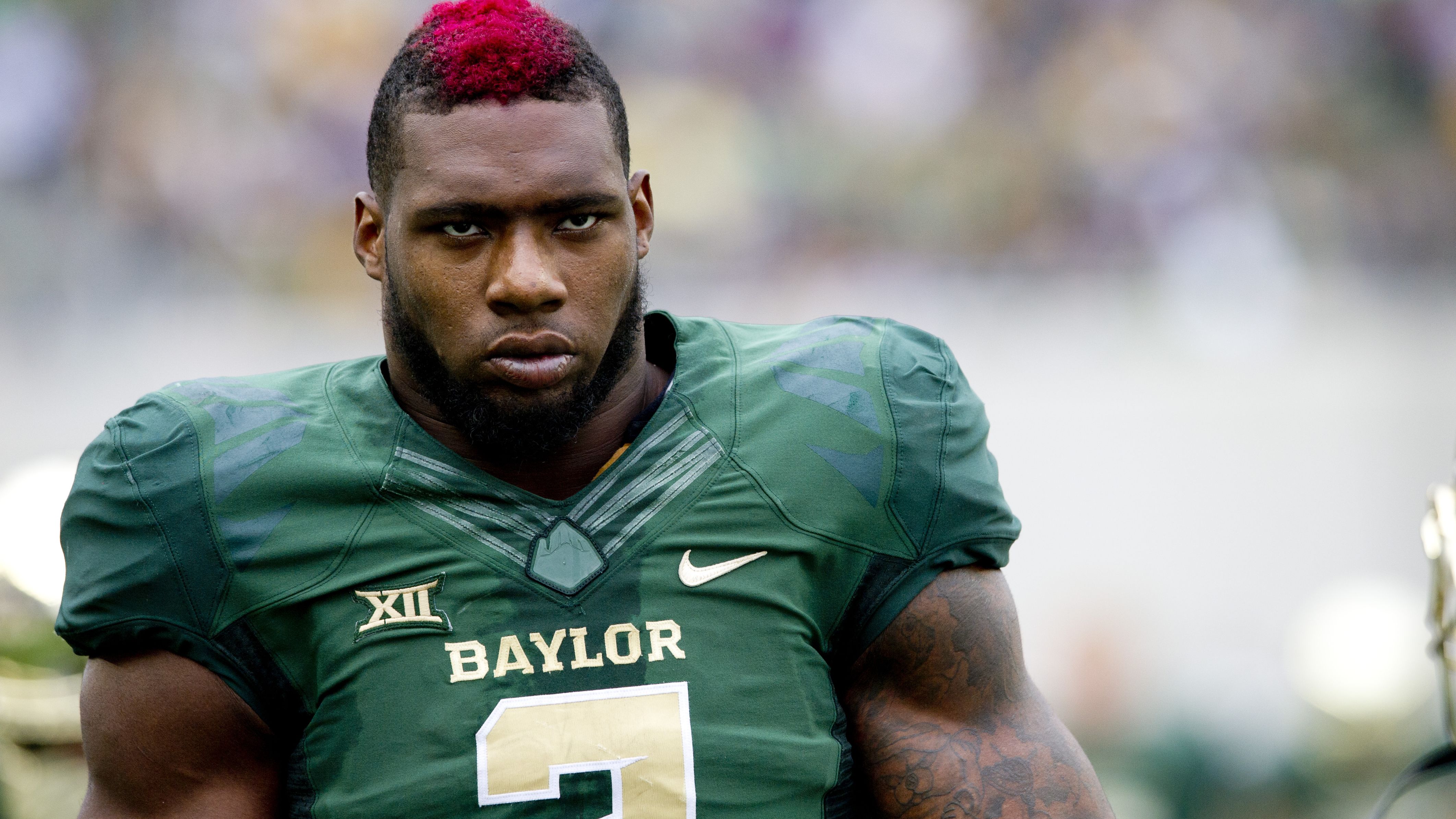 Ex-Baylor football player Shawn Oakman was indicted in a sexual assault case in 2016.