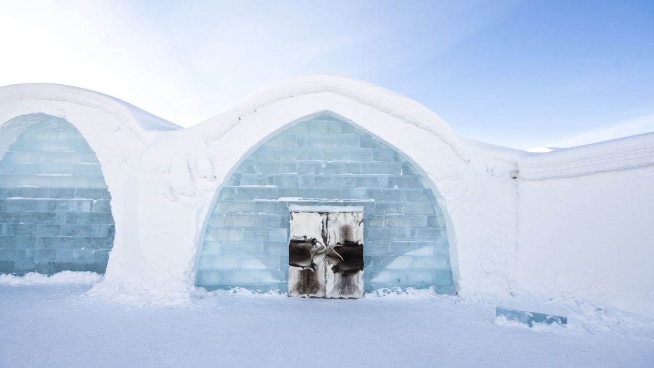 Frosty reception: Outside temperatures can drop to -37 C.