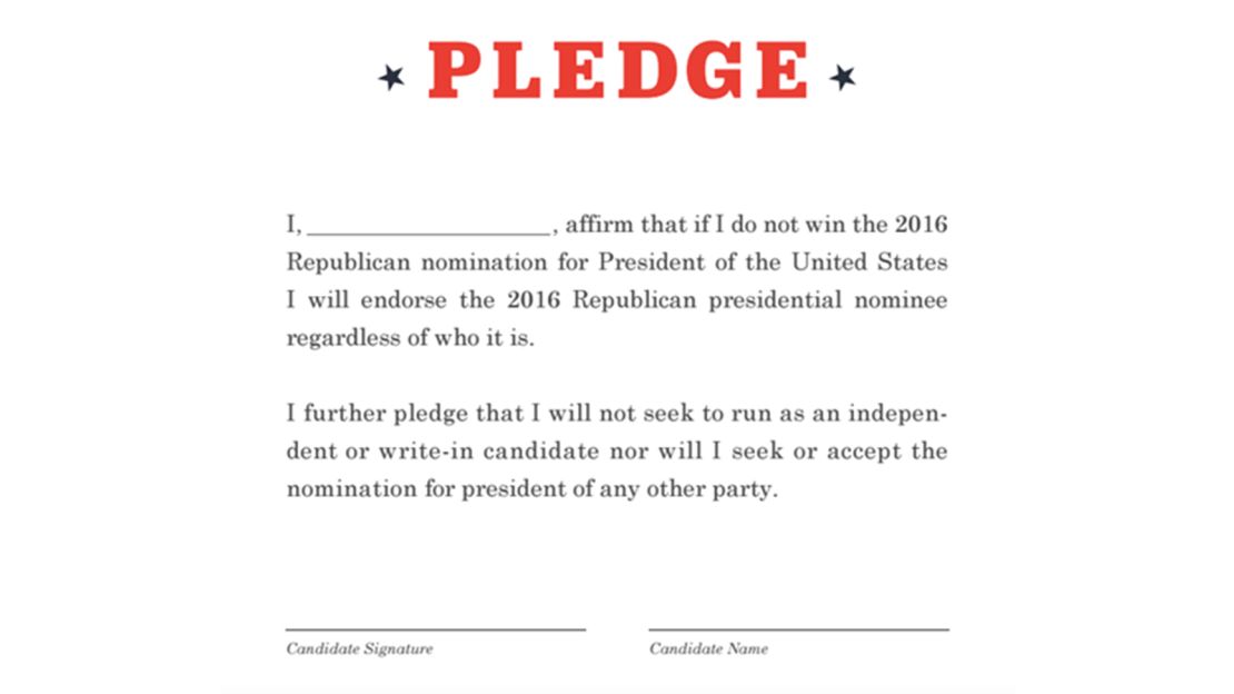 rnc third party pledge