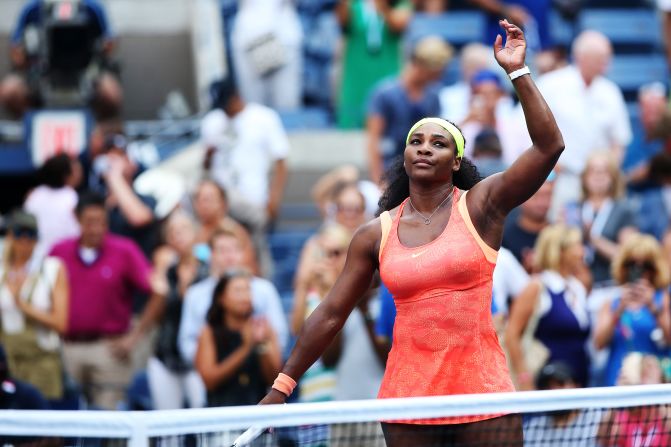 Williams seemed more relieved than anything else. She won despite hitting 10 double faults, including four in one game. 