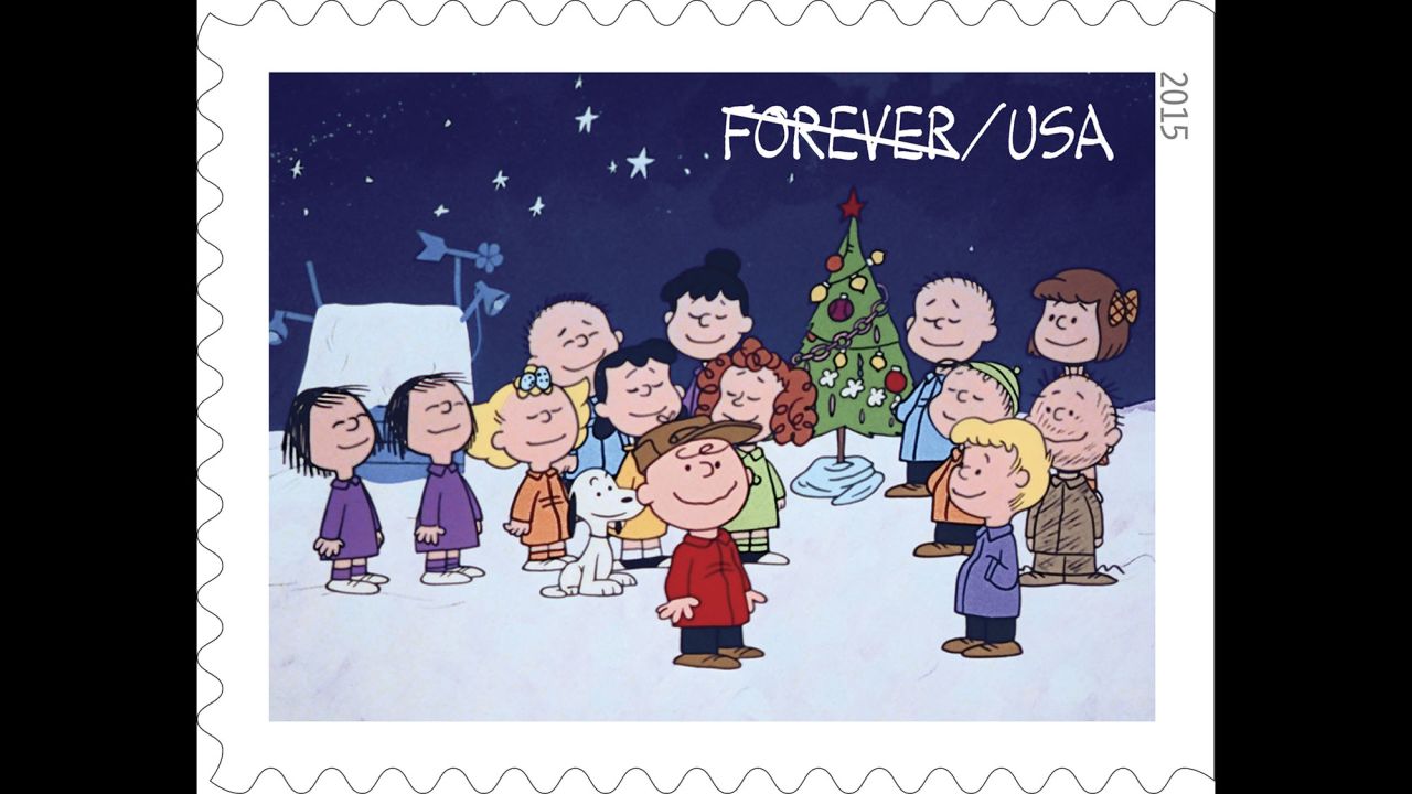 By the end of the special, the entire cast has gathered to sing carols around Charlie Brown's once-forlorn sapling, which they have transformed into a festive tree.