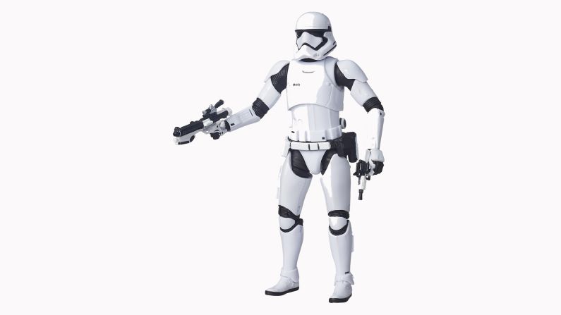 The stormtroopers have a new look as part of the First Order.