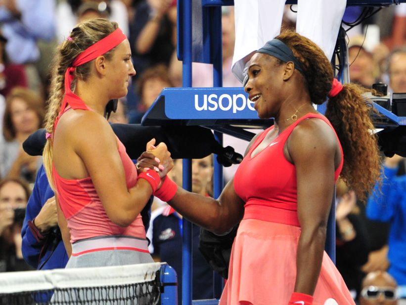 Many consider Azarenka to be Serena Williams' biggest threat in New York. Williams is attempting to win all four majors in one season. 