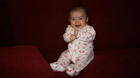 Julianna Snow at 3 months old.