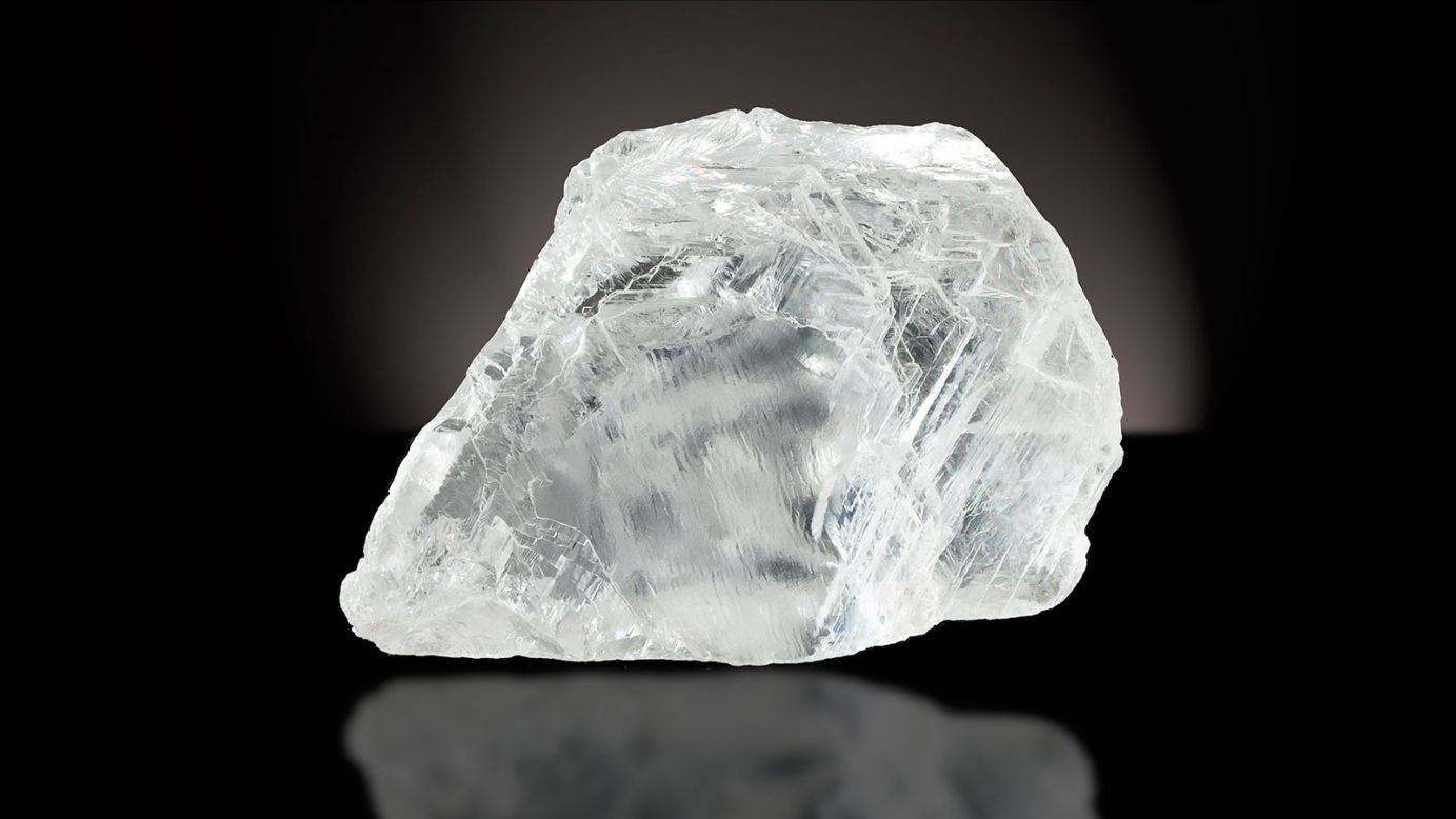 The Rock,' the largest white diamond ever auctioned, sells for