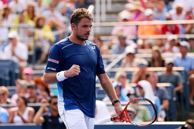 Stan Wawrinka, like Murray a two-time grand slam champion, was tested by South Korean teen Hyeon Chung but advanced in three tiebreaks. 