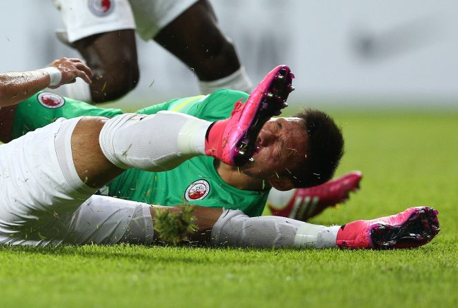 The World Cup qualifying game between China and Hong Kong might have ended in a goalless draw, but it was packed with incident.